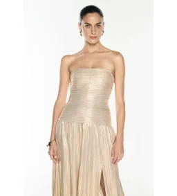 Manning Cartell Love And Lustre Maxi Dress Gold Size 6 for rent on The Volte - image 2
