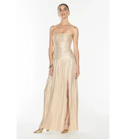 Manning Cartell Love And Lustre Maxi Dress Gold Size 8 for rent on The Volte - image 3