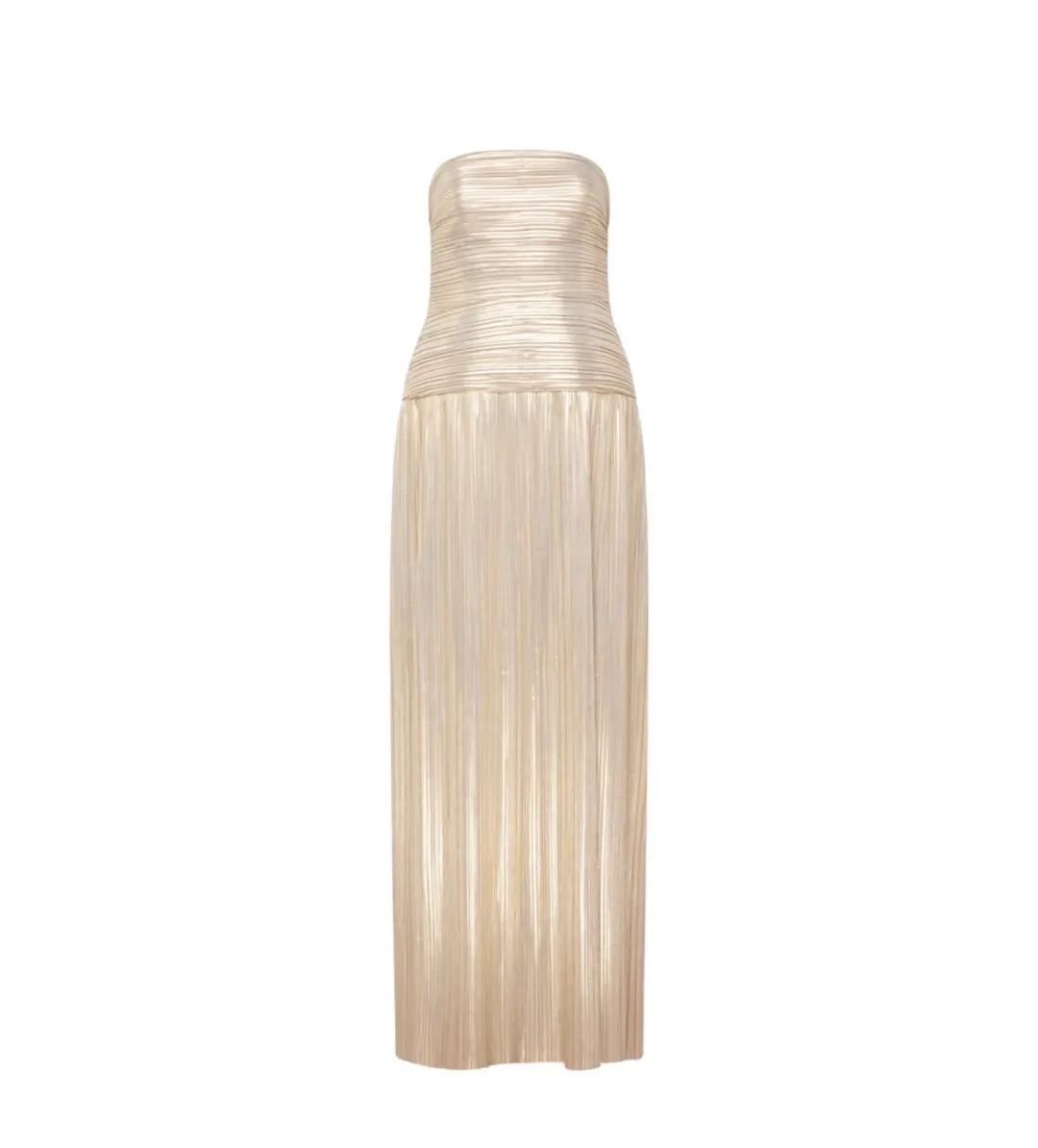Manning Cartell Love And Lustre Maxi Dress Gold Size 10 for rent on The Volte - main image