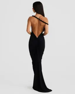 Melani The Label Maia Maxi Dress Black Size 10 for rent on The Volte - image 2