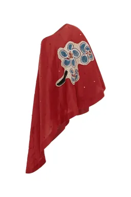 Alemais Scarlet Embellished Asymmetric Mini Gown Red Size 8 for rent on The Volte - image 4