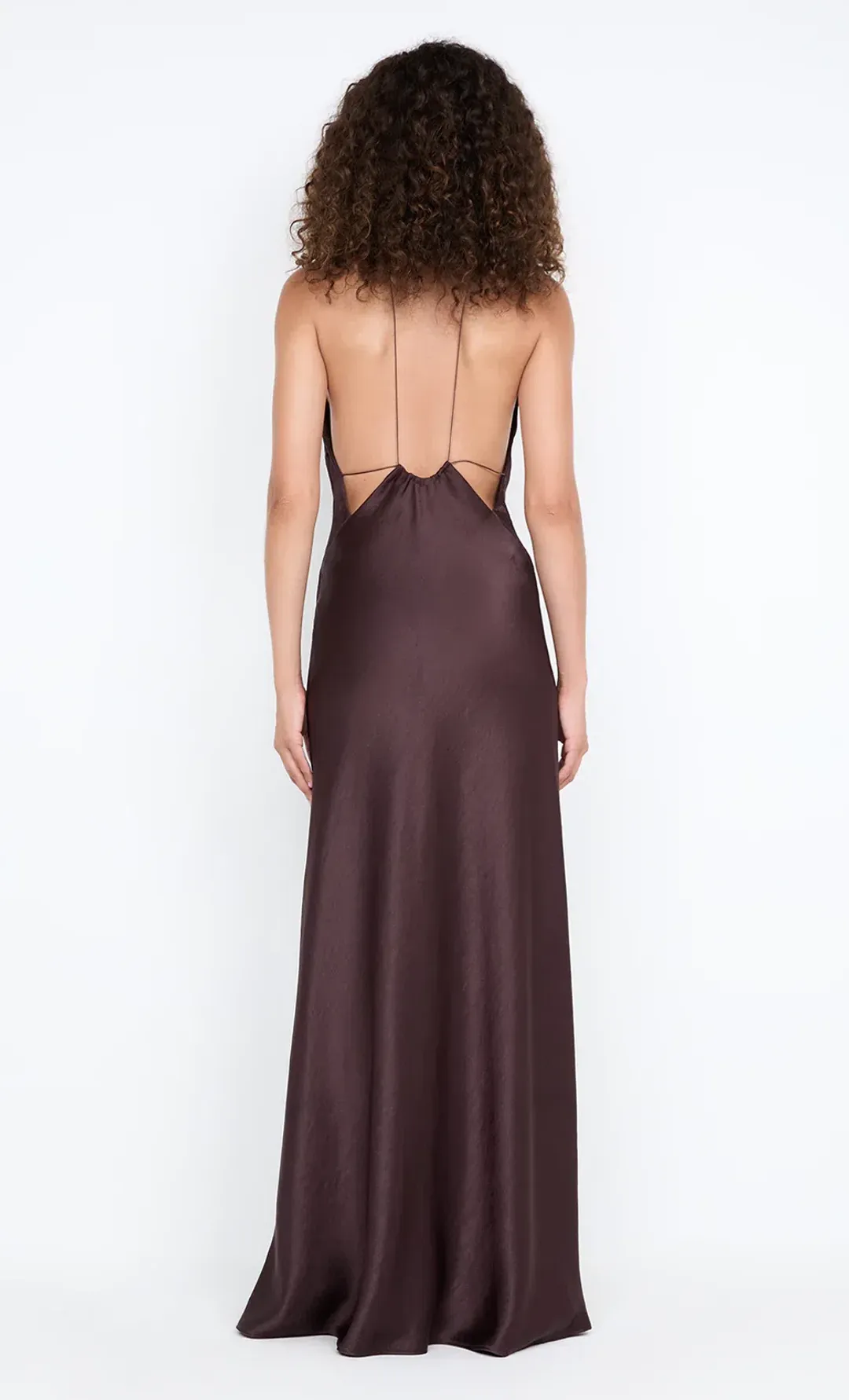 ARIAHN MAXI DRESS - DARK CHOCOLATE for rent on The Volte - main image