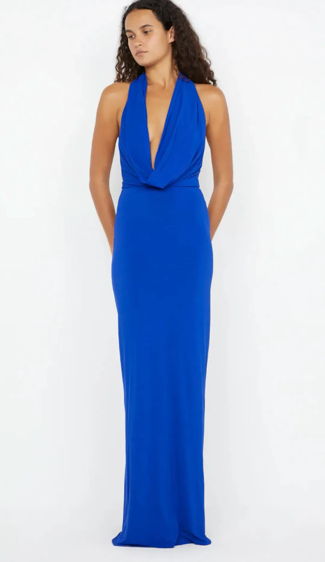 Bec & Bridge NESSIE COWL NECK MAXI DRESS size 8 for rent on The Volte - main image