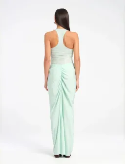 Benni Jade Maxi Dress Size 6 Bleached Aqua for rent on The Volte - image 3