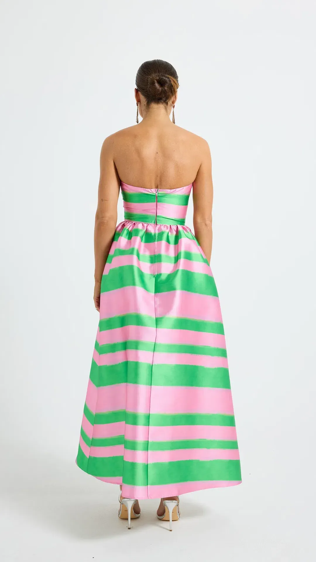Pasduchas Gigi Strapless Midi Dress Size 8 for rent on The Volte - main image