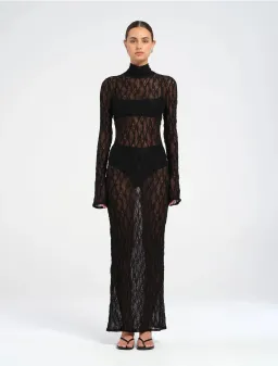 Dante Maxi Dress Size 6 Black for rent on The Volte - image 1