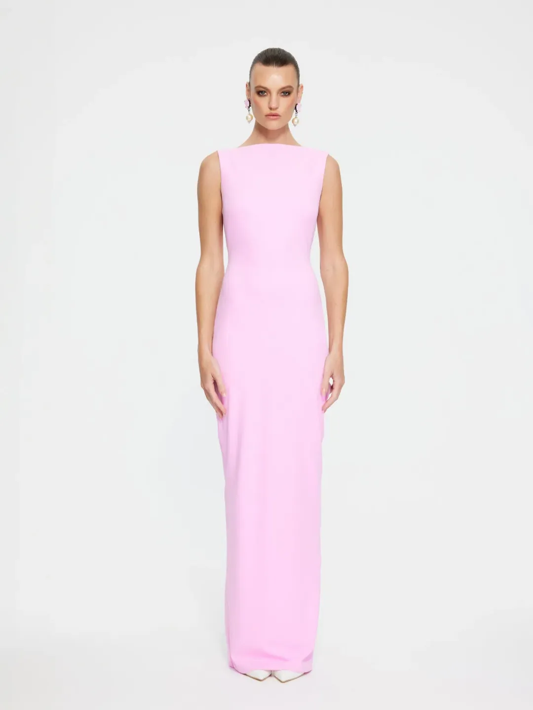 Effie Kats VERONA GOWN - Taffy Pink size 8 for rent on The Volte - main image