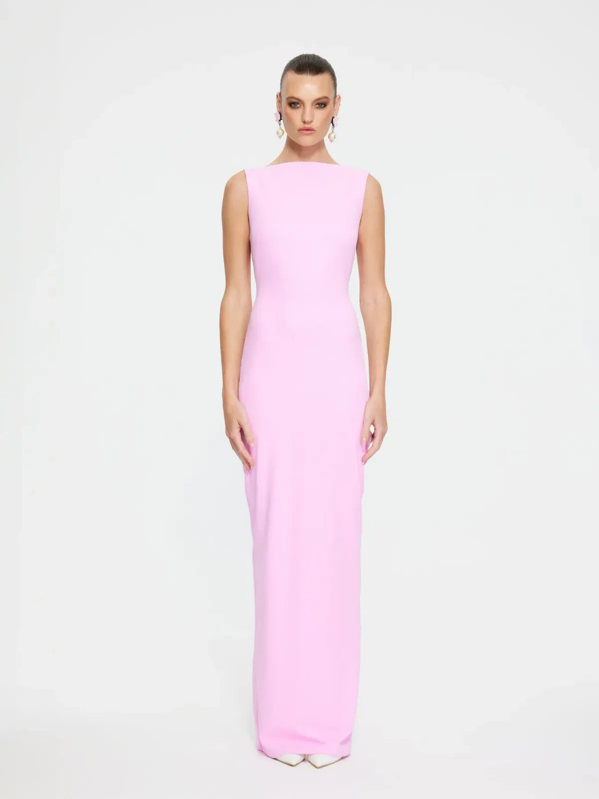 Effie Kats VERONA GOWN - Taffy Pink size 8 for rent on The Volte - main image