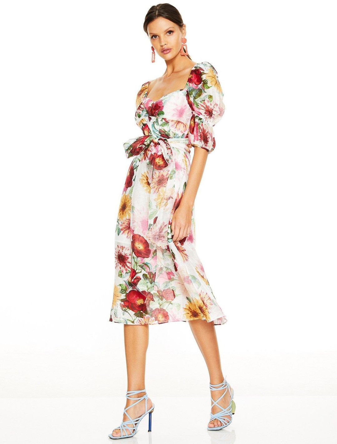 Talulah Garland Midi Dress Size 8 for rent on The Volte - main image