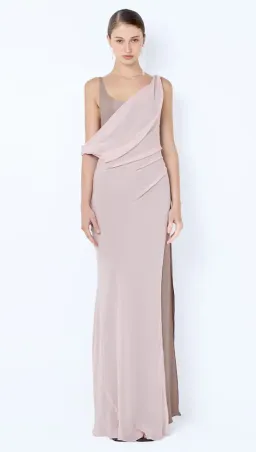 Bec & Bridge AUGUSTIN ASYM MAXI DRESS MAUVE/MAUVE SMOKE Size 8 for rent on The Volte - image 1