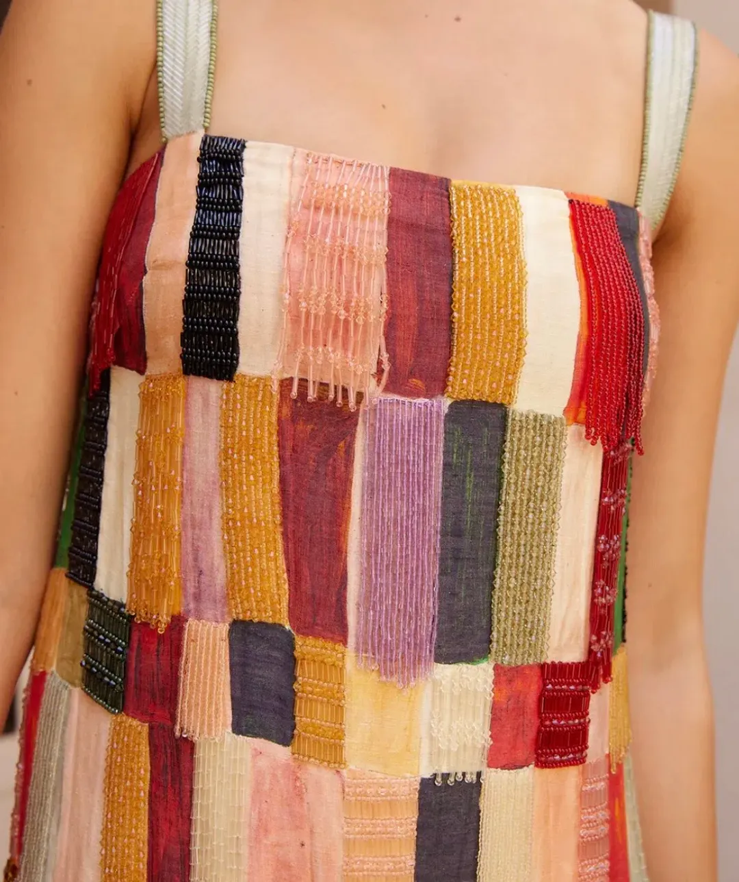 ALEMAIS Marjorelle Embellished Midi Dress  for rent on The Volte - main image