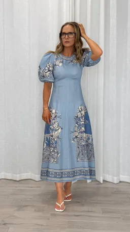 Alemais X LaSirena Villa Romantica Midi Dress Size 12 for rent on The Volte - image 1