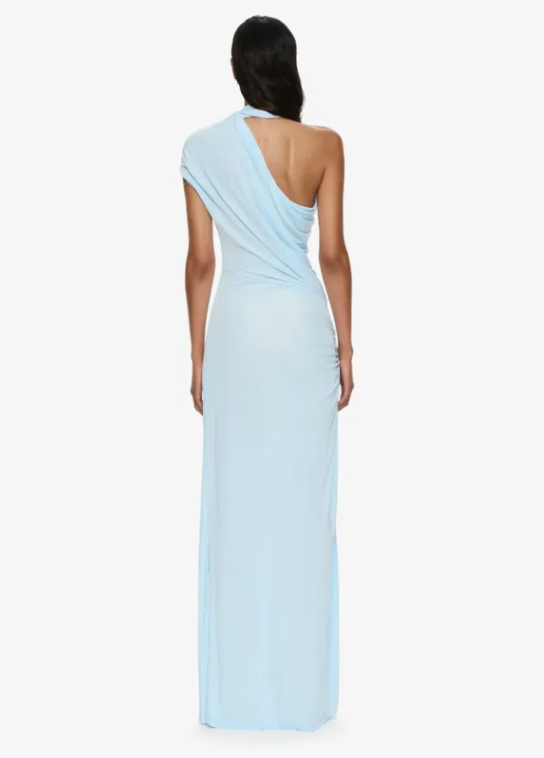 Christopher Esber Helix Crystal Gown Lago Blue Size 8 for rent on The Volte - main image