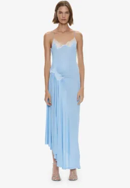 Christopher Esber Delphin Lace Rib Cami Dress Size 10 for rent on The Volte - image 1