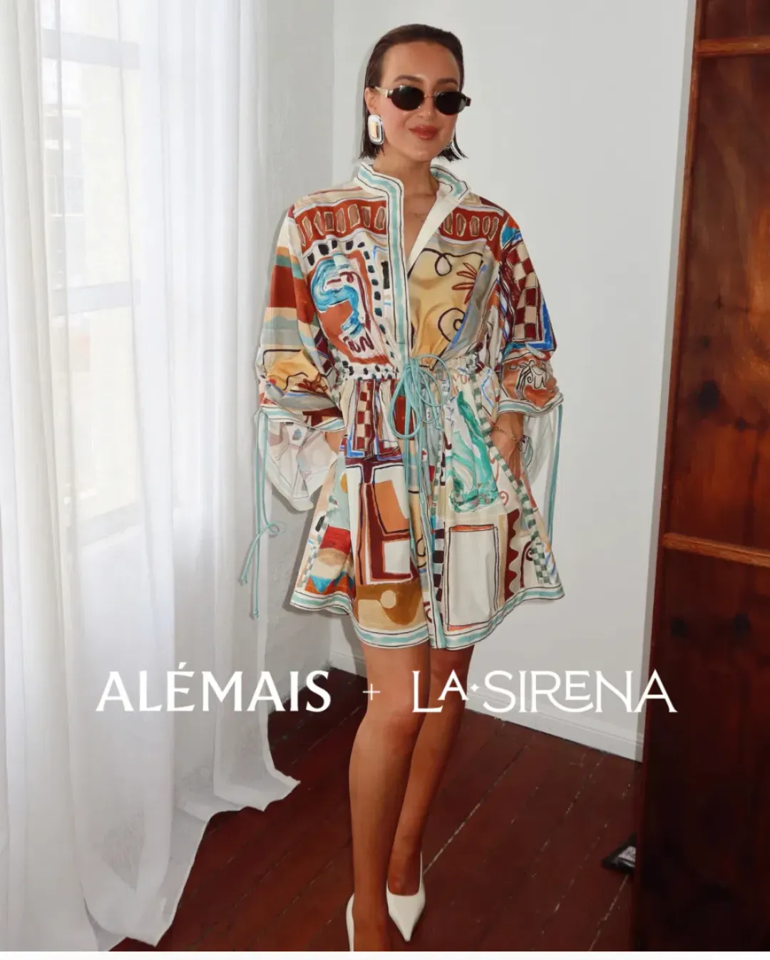 Alemais Michelle Mini Dress - La. Sirena Exclusive for rent on The Volte - main image
