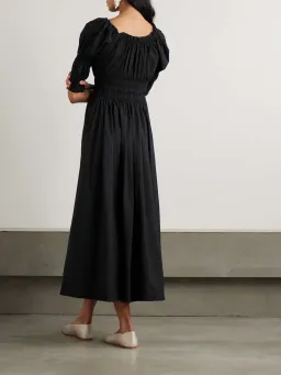 Doen Ishia midi dress in black | size medium / AU 10 for rent on The Volte - image 2