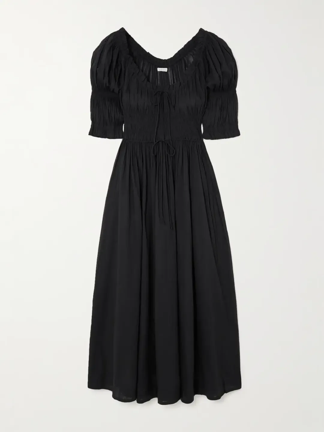 Doen Ishia midi dress in black | size medium / AU 10 for rent on The Volte - main image
