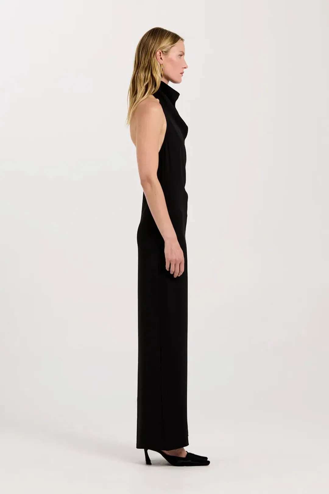Henne Rome Maxi Dress Black Size AU 8 for rent on The Volte - main image