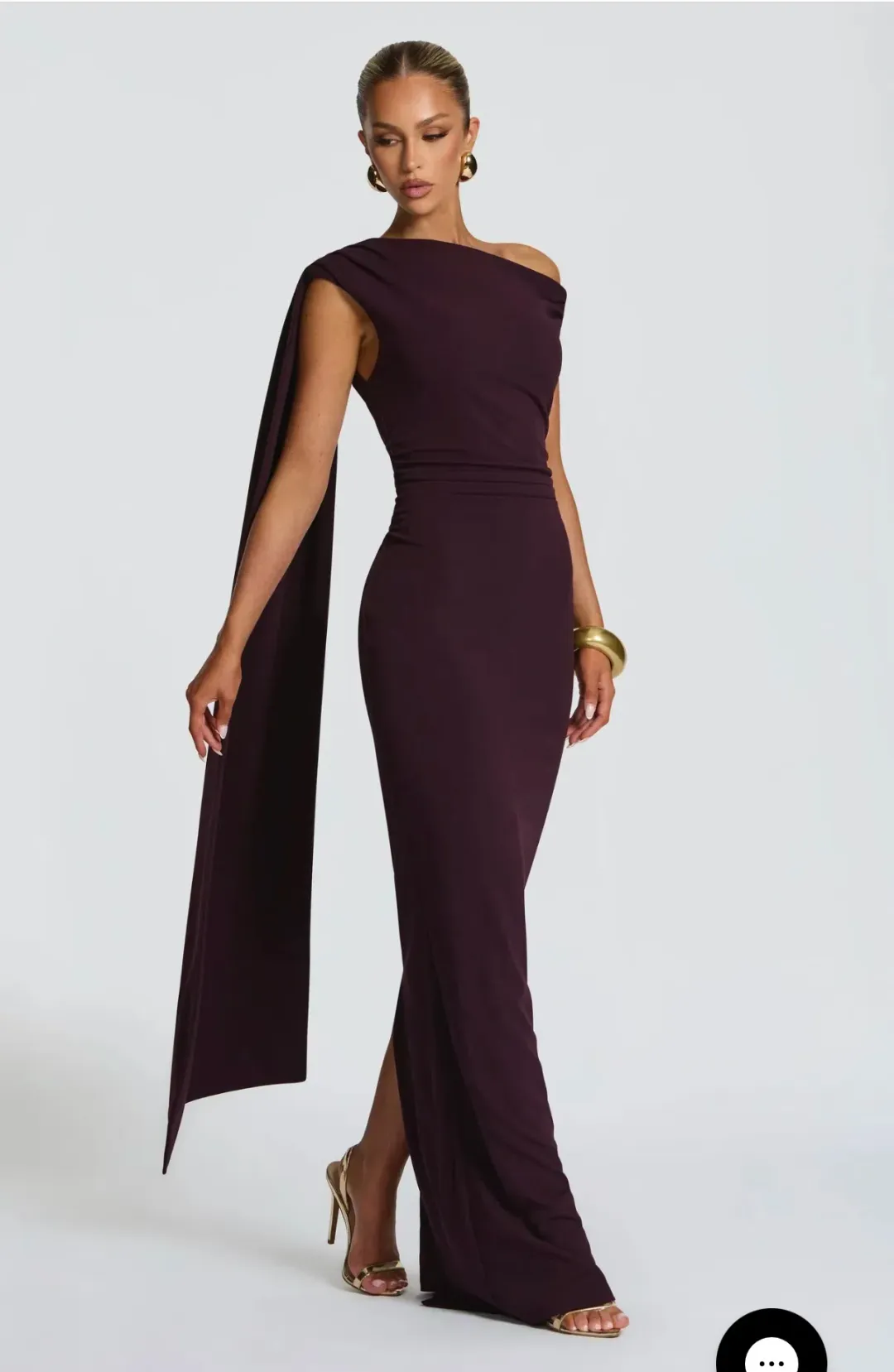 Babyboo Kylie maxi dress in plum size Small for rent on The Volte - main image