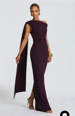 Babyboo Kylie maxi dress in plum size Small for rent on The Volte - image 3