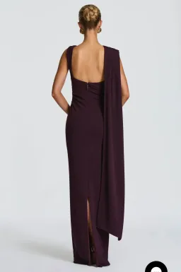 Babyboo Kylie maxi dress in plum size Small for rent on The Volte - image 2