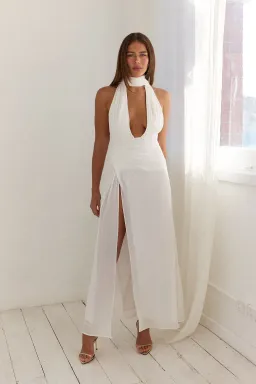 Calia Collection Antonia Maxi Dress White Size 6 for rent on The Volte - image 1