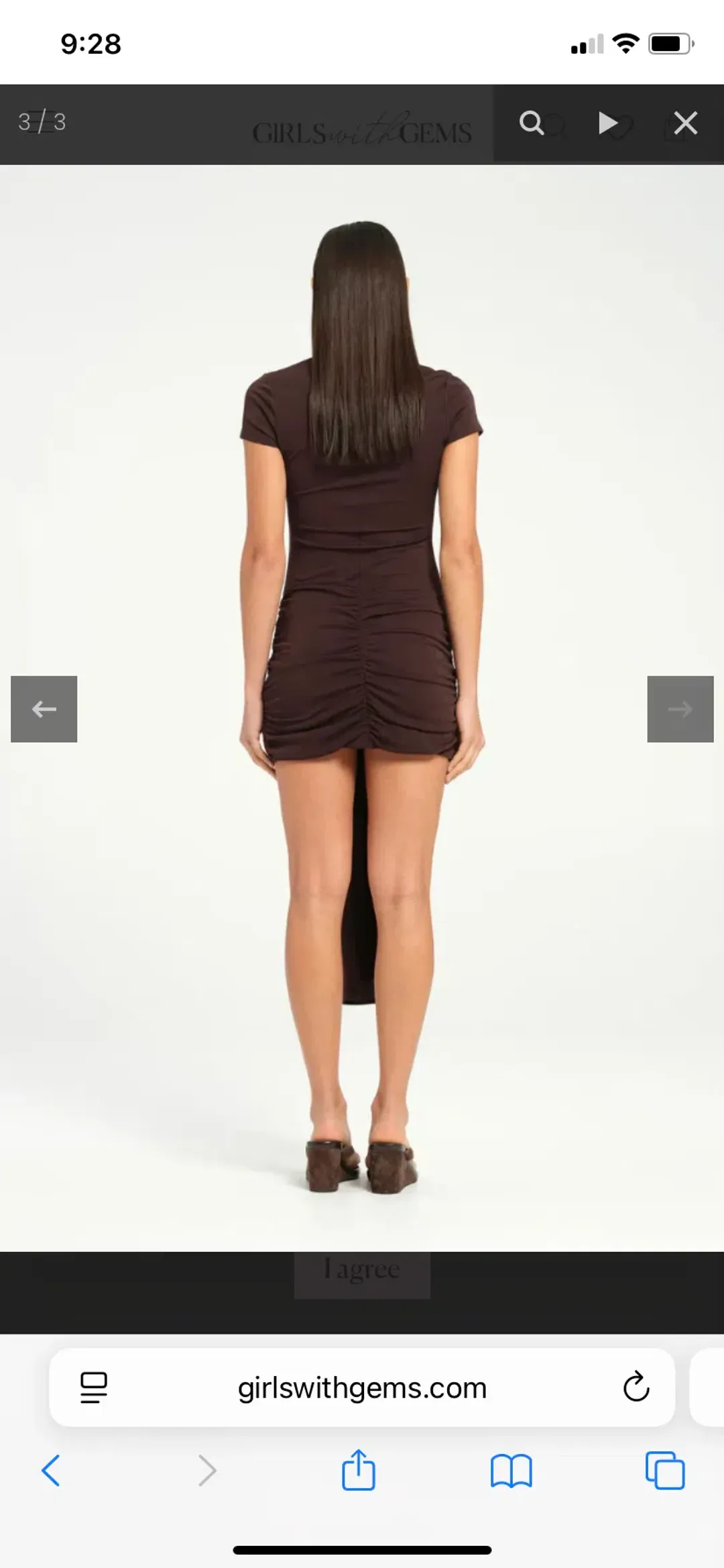 Ben I Astrid Mini dress for rent on The Volte - main image