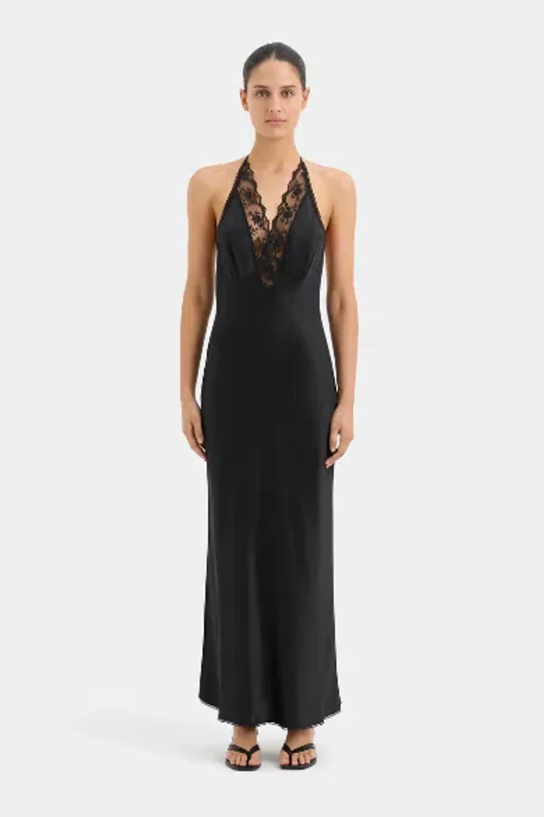 SIR The Label Aries Halter Gown Size 0P for rent on The Volte - main image