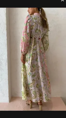 Alemais Marta Cutout Midi Dress Print s.6 for rent on The Volte - image 5