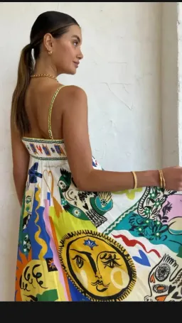 Alemais Soleil Sundress Print Size AU 8 for rent on The Volte - image 5