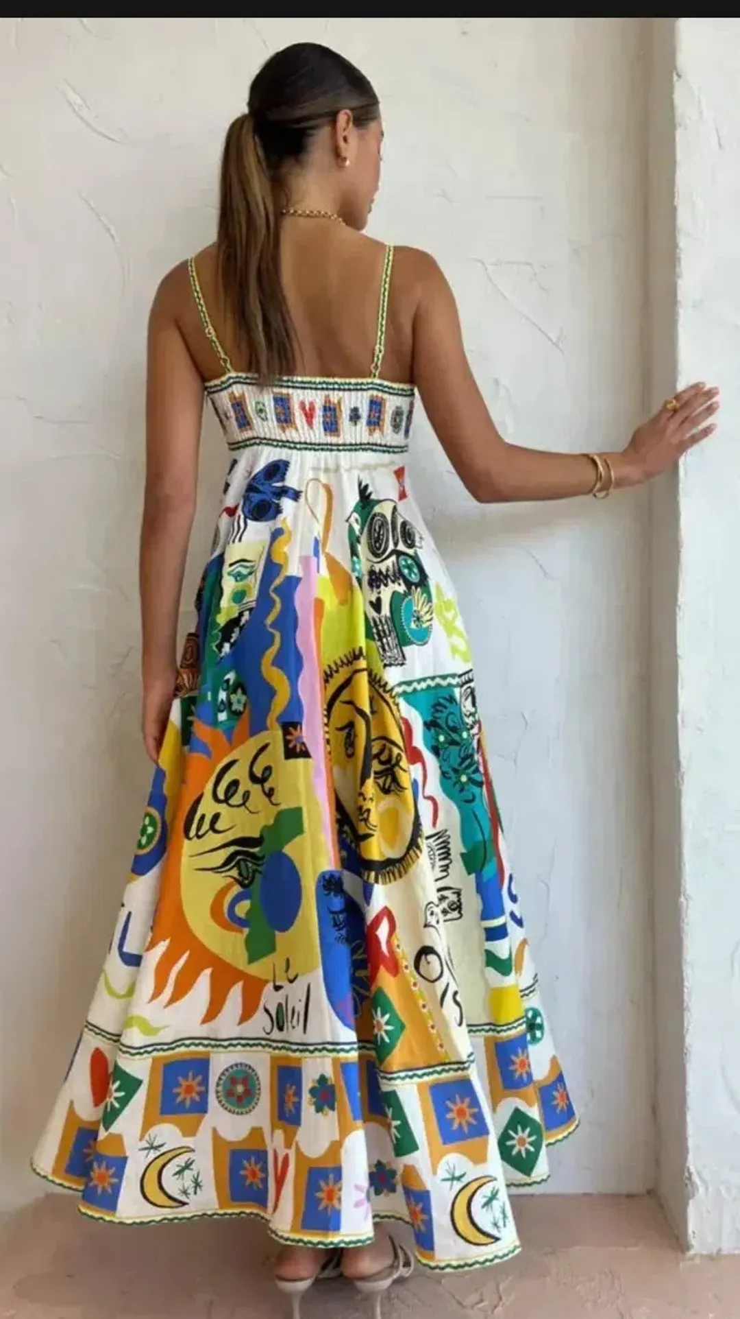 Alemais Soleil Sundress Print Size AU 8 for rent on The Volte - main image