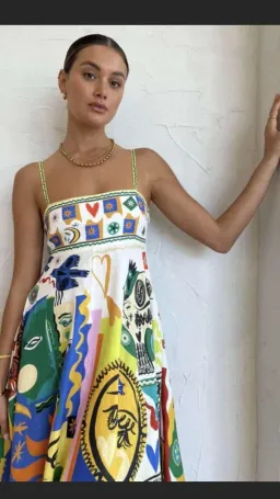 Alemais Soleil Sundress Print Size AU 8 for rent on The Volte - image 2