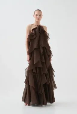 AJE Pandorea Layered Maxi Dress 4 for rent on The Volte - image 1