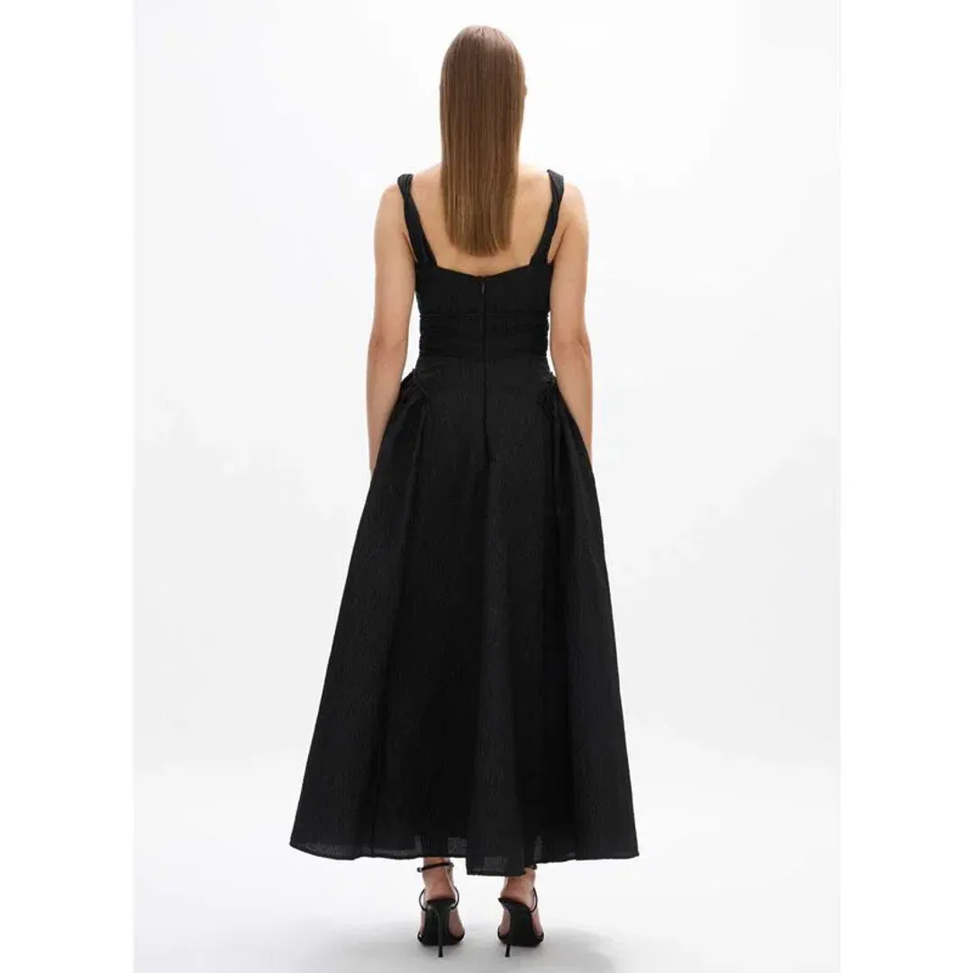 Rachel Gilbert Sophia Strap Dress in Black Size 4 / AU 14 for rent on The Volte - main image