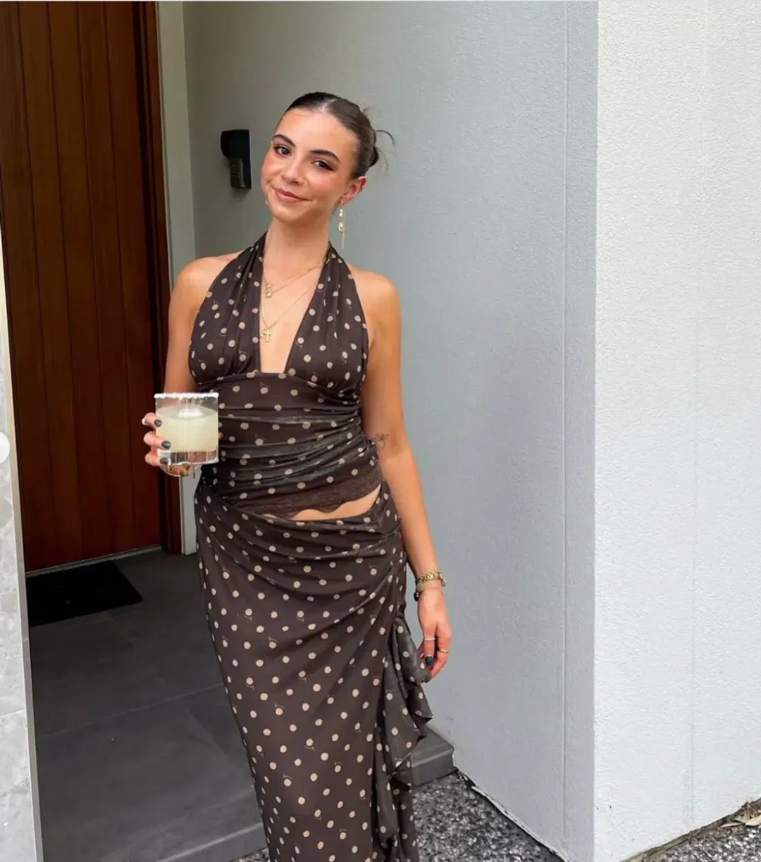 Benni Penelope Halter Maxi size 6 for rent on The Volte - main image