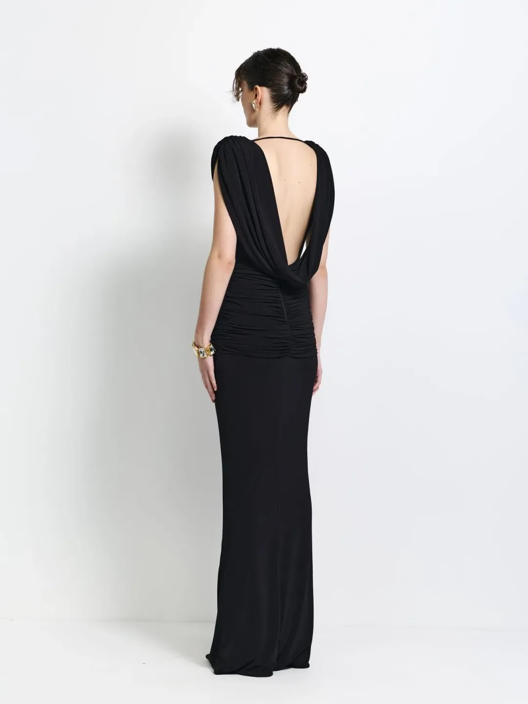 Effie Kats Steele Gown - Black Size XS for rent on The Volte - main image
