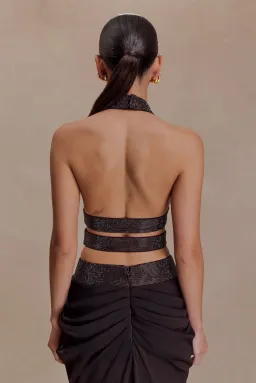 MESHKI Siren Halter Top & Maxi Skirt. Size S / AU 8 for rent on The Volte - image 4