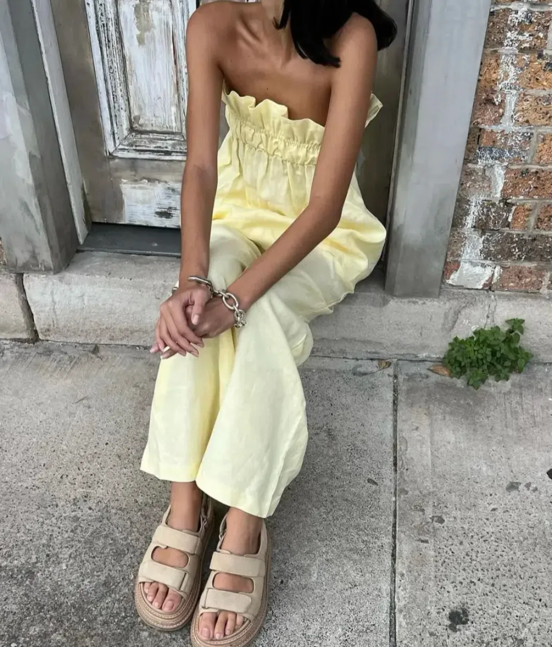 The Waiting Room Greta Set in Butter for rent on The Volte - main image