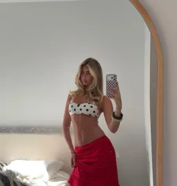 In Your Twenties the lola halter bra white in polka dot for rent on The Volte - image 1