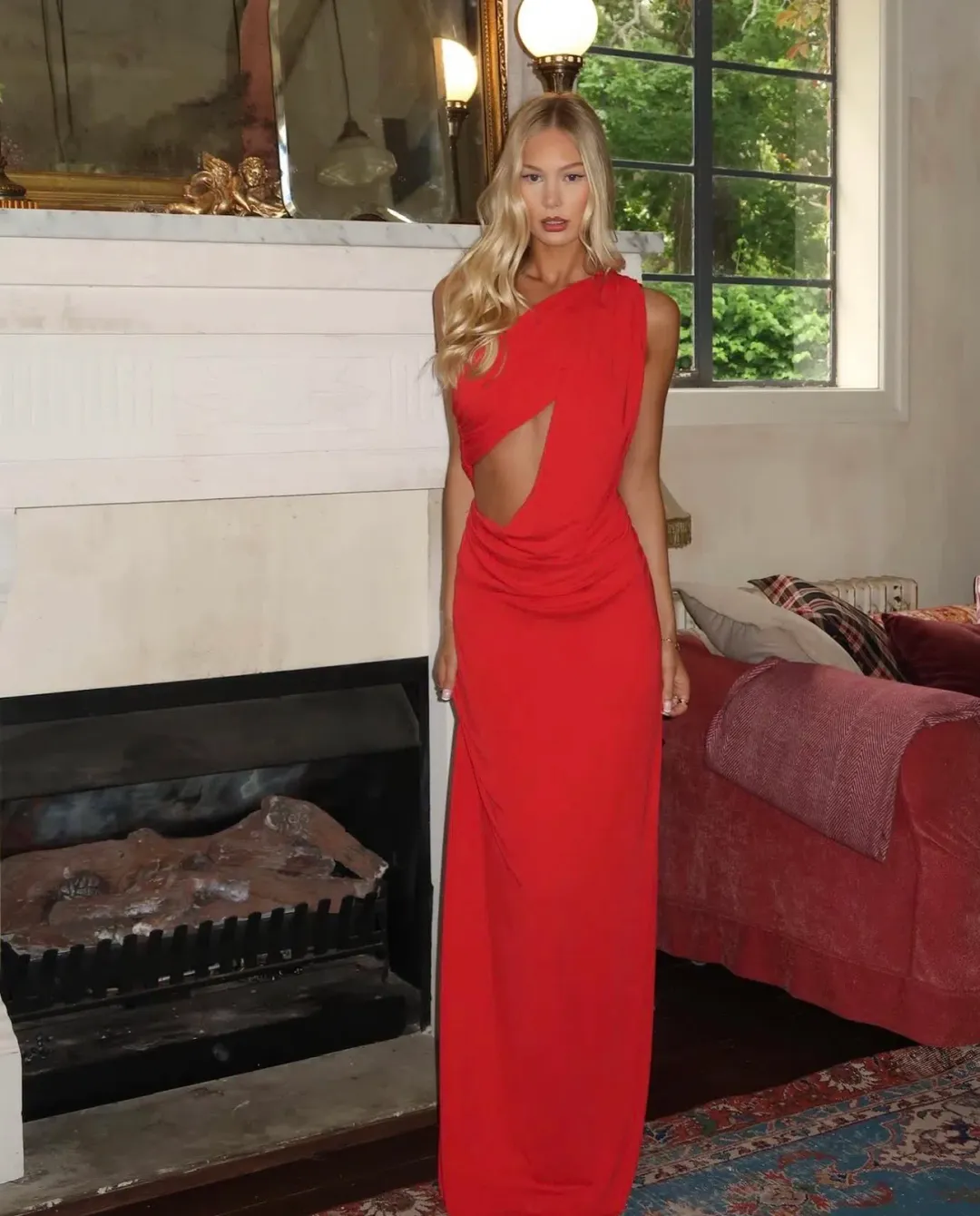 THE SOLSTICE CUPRO DRESS for rent on The Volte - main image