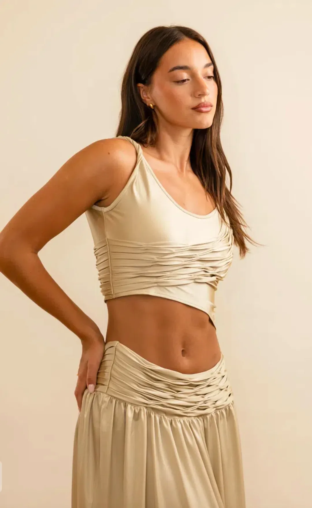 KOSTA KULTURE CALYPSO SET IN GOLD SIZE S for rent on The Volte - main image