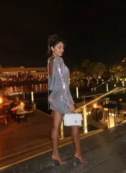 Khirzad Femme Nilo Dress 2.0 Silver size 6 for rent on The Volte - image 2