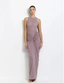 Effie Kats Othelia Gown Mushroom Size 12 (L) for rent on The Volte - image 3