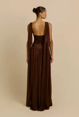 Arcina Ori Ramona Dress in Cacao Sz S for rent on The Volte - image 3