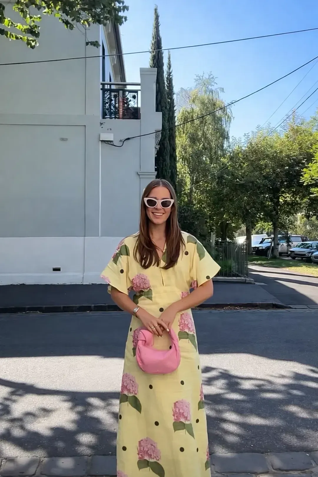 Palm Noosa Jasmine Dress size 10 Portofino Polka Dot for rent on The Volte - main image