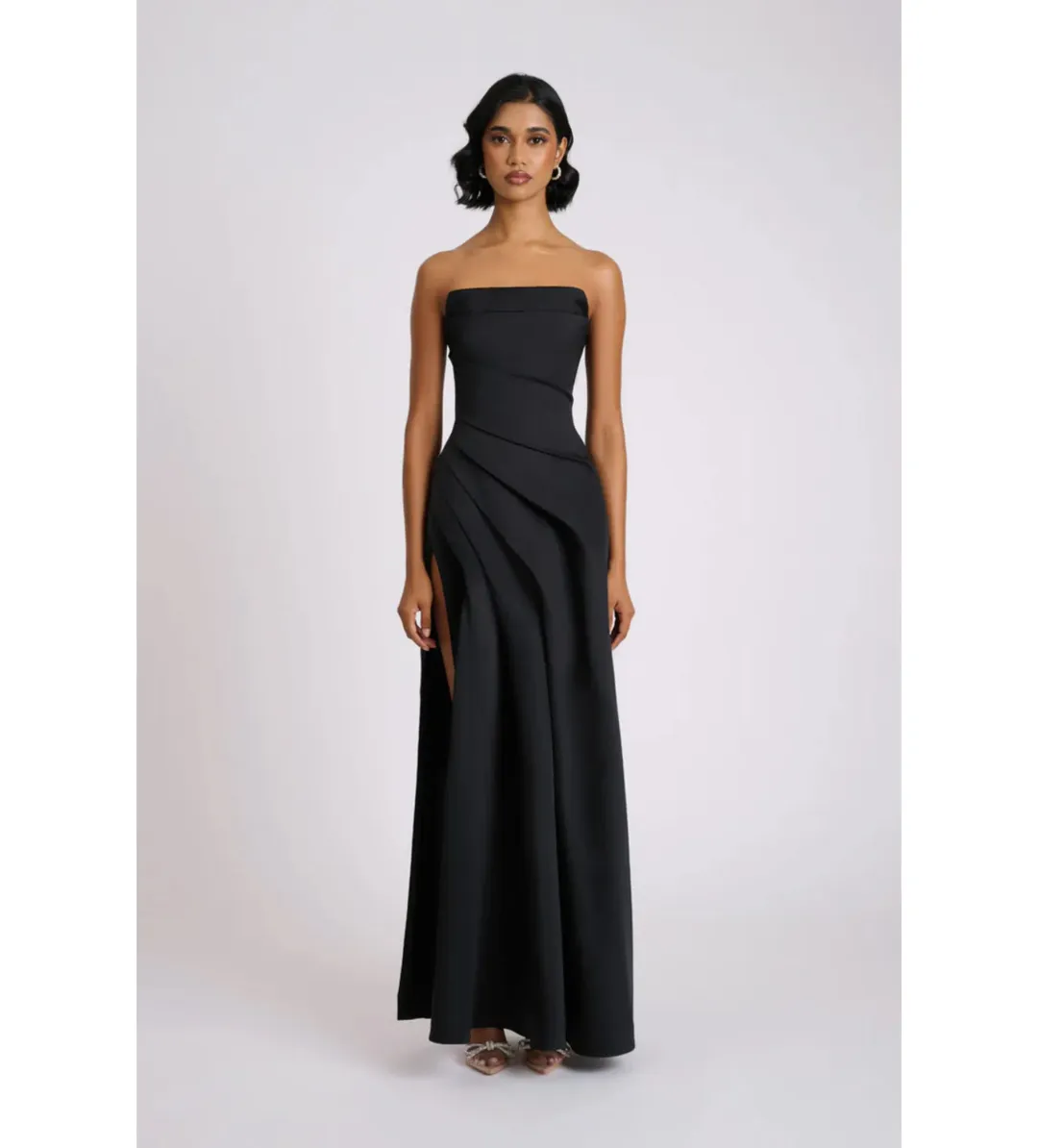 Eliya the Label Deanna Gown Black Size 8 for rent on The Volte - main image