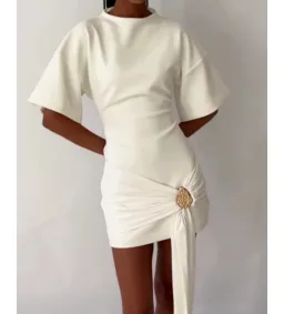 Eliya the Label Maxine Mini Dress White Size 10 for rent on The Volte - image 8