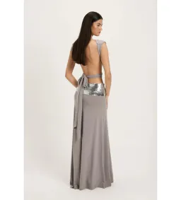 Ance Gria Lune Top and Skirt Set in Grey Size AU6 for rent on The Volte - image 3