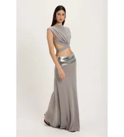 Ance Gria Lune Top and Skirt Set in Grey Size AU6 for rent on The Volte - image 2