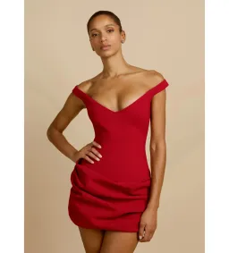 Arcina Ori Avery Mini Dress Red Size 10 for rent on The Volte - image 4